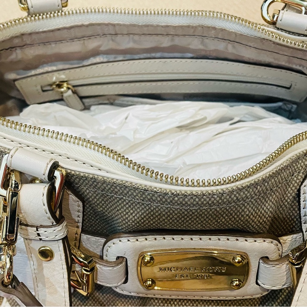 Canvas And Leather Michael Kors Handbag - image 4